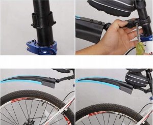 Korbi BŁOTNIKI ROWEROWE KOMPLET 2 SZT MTB 24-26 czerwony 3