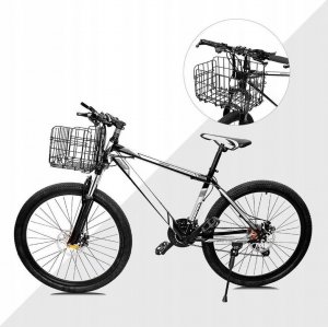 Korbi KOSZYK ROWEROWY METALOWY NA ROWER KOSZ SKŁADANY 4