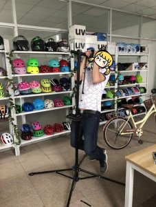 Korbi DUŻY STOJAK ROWER SERWISOWY WIESZAK ROWEROWY 30KG 5