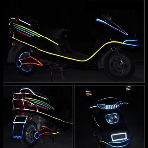 Korbi TAŚMA ODBLASKOWA SAMOPRZYLEPNA ŻÓŁTA 8M 3