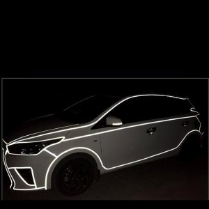 Korbi TAŚMA ODBLASKOWA SAMOPRZYLEPNA ŻÓŁTA 8M 4