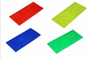 Korbi NAKLEJKI ODBLASKOWE SAMOPRZYLEPNE KOLORY 8SZT 2