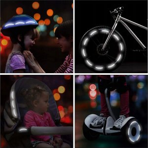 Korbi NAKLEJKI ODBLASKOWE SAMOPRZYLEPNE KOLORY 8SZT 5