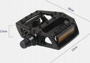 Korbi PEDAŁY ROWEROWE ALUMINIOWE PLATFORMOWE CZARNE 2szt 3
