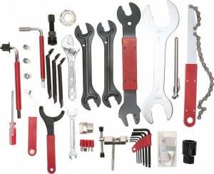 Korbi Zestaw narzędzi kluczy rowerowych 44 szt. Skrzynka 4