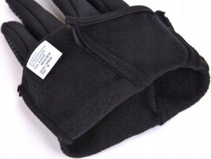 Korbi RĘKAWICE RĘKAWICZKI ROWEROWE WODOODPORNE DOTYK M 18