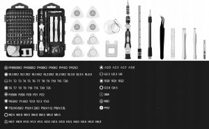 Korbi ZESTAW PRECYZYJNYCH ŚRUBOKRĘTÓW TORX WKRĘTAK 119w1 4