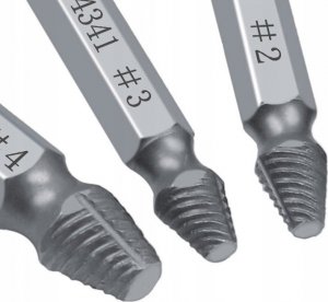 Korbi ZESTAW WYKRĘTAKI DO ZERWANYCH URWANYCH ŚRUB 6szt 3