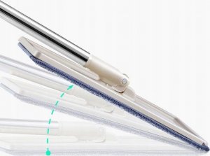 Mop Korbi MOP PŁASKI DWUKOMOROWY WYCISKACZ WIADERKO 4,5L 4