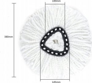 Korbi 6x WKŁAD DO MOPA OBROTOWEGO NAKŁADKA KOŃCÓWKA 3