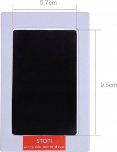 Korbi TUSZ FARBKA ODCISK DŁONI STÓPEK CZARNY DZIECKA 11