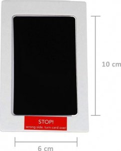 Korbi TUSZ FARBKA ODCISK DŁONI STÓPEK CZARNY DZIECKA 4