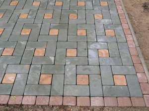 Korbi DUŻA FORMA KAMIENIA KOSTKI BRUKOWEJ MATRYCA 39x39 3