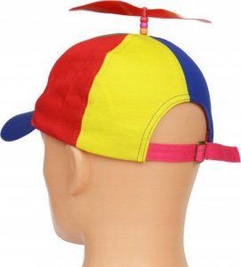 Korbi CZAPKA ZE ŚMIGŁEM ŚMIGIEŁKIEM Z DASZKIEM TĘCZOWA 3