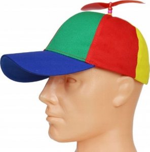 Korbi CZAPKA ZE ŚMIGŁEM ŚMIGIEŁKIEM Z DASZKIEM TĘCZOWA 4