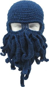 Korbi Czapka CTHULU ośmiornica Kominiarka SNOWBOARD mask 1