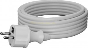 AWTools AWTOOLS PRZEWÓD Z WTYCZKĄ 5m 3x1,0 BIAŁY H05VV-F 4