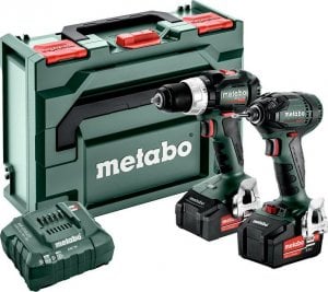 Zestaw elektronarzędzi Metabo METABO.ZESTAW COMBO 18V 2.1.18 (BS 18 LT BL +SSD 18 LTX 200 BLL) 2x5,2Ah METABOX 1