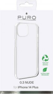Puro Puro 0.3 Nude do iPhone 14 Plus przezroczysty 3
