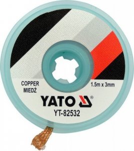 Yato Taśma rozlutownicza 3,0mm x 1,5m 1