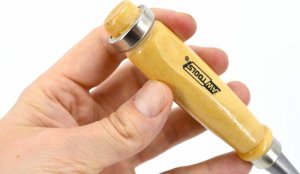 AWTools AWTOOLS ZESTAW DŁUT Z DREWNIANYMI UCHWYTAMI 4 SZTUKI 6/12/18/24 MM 2