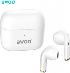 Słuchawki XO BWOO słuchawki Bluetooth TWS BW66 białe douszne 2