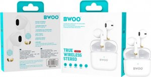Słuchawki XO BWOO słuchawki Bluetooth TWS BW66 białe douszne 5