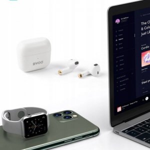 Słuchawki XO BWOO słuchawki Bluetooth TWS BW66 białe douszne 6