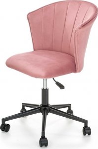 Krzesło biurowe Selsey SELSEY Fotel biurowy Sawdned różowy 1