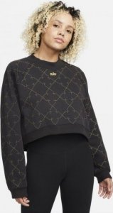 Nike Bluza Nike Women's Cropped Novelty Fleece Crew Sweatshirt W DM7280-010, Rozmiar: M 1