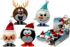 Figurka Lean Sport Zestaw Nakręcanych Zabawek Świątecznych 12 sztuk Pingwin Renifer Bałwan Mikołaj 1