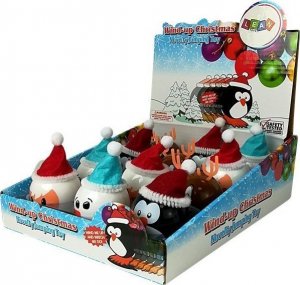 Figurka Lean Sport Zestaw Nakręcanych Zabawek Świątecznych 12 sztuk Pingwin Renifer Bałwan Mikołaj 10