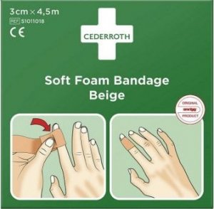 Cederroth Bandaż z pianki Cederroth Soft Foam Bandage Beige, 3 cmx450cm 1