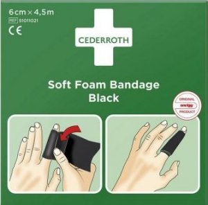 Cederroth Bandaż z pianki Cederroth Soft Foam Bandage Black, 6 cmx450cm 1