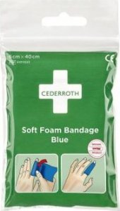 Cederroth Bandaż z pianki Cederroth Soft Foam Bandage Blue, 6 cmx40cm - 40 sztuk 1