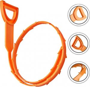 Apte CZYŚCIK do ODPŁYWU Przepychacz Udrażnianie Rur pomarańczowy AG809 3