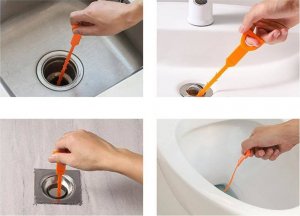 Apte CZYŚCIK do ODPŁYWU Przepychacz Udrażnianie Rur pomarańczowy AG809 4