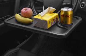 Apte STOLIK SAMOCHDOWY Montowany na Kierownicę 42x28cm czarny AG812 6