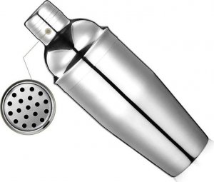 Apte ZESTAW BARMANA 6 elementów Shaker jJigger Miarka srebrny AG818 5