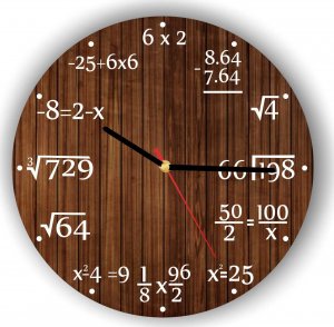 naSciane Zegar ścienny matematyka prezent dla nauczyciela 1