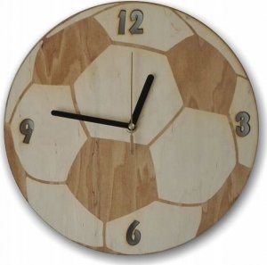 naSciane Zegar ścienny Piłka nożna na prezent drewniany 1