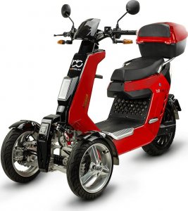 Bili Bike Motocykl elektryczny BILI BIKE S-WAY MAX TRÓJKOŁOWY (3000W, 40Ah, 70km/h) czerwony 1