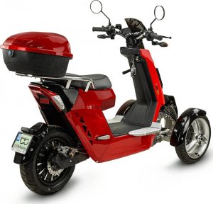 Bili Bike Motocykl elektryczny BILI BIKE S-WAY MAX TRÓJKOŁOWY (3000W, 40Ah, 70km/h) czerwony 19