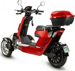 Bili Bike Motocykl elektryczny BILI BIKE S-WAY MAX TRÓJKOŁOWY (3000W, 40Ah, 70km/h) czerwony 20
