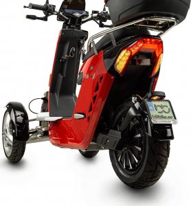 Bili Bike Motocykl elektryczny BILI BIKE S-WAY MAX TRÓJKOŁOWY (3000W, 40Ah, 70km/h) czerwony 2