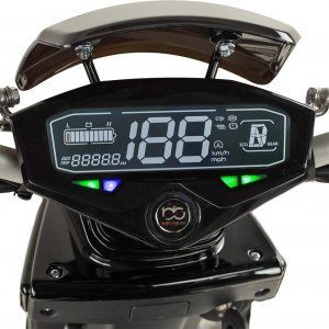 Bili Bike Motocykl elektryczny BILI BIKE S-WAY MAX TRÓJKOŁOWY (3000W, 40Ah, 70km/h) czerwony 6