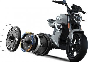 Bili Bike Motocykl elektryczny BILI BIKE MIKU SUPER (3000W, 40Ah, 80km/h) niebieski 12