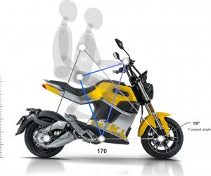 Bili Bike Motocykl elektryczny BILI BIKE MIKU SUPER (3000W, 40Ah, 80km/h) niebieski 16