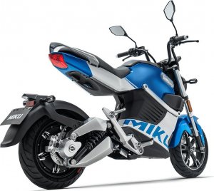 Bili Bike Motocykl elektryczny BILI BIKE MIKU SUPER (3000W, 40Ah, 80km/h) niebieski 7