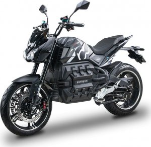 Bili Bike Motocykl elektryczny EXTREME (6000W, 50Ah, 80km/h) czarny 1